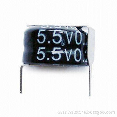 Double-layer Capacitor/Supercapacitor with 5.5V DC Nominal Voltage